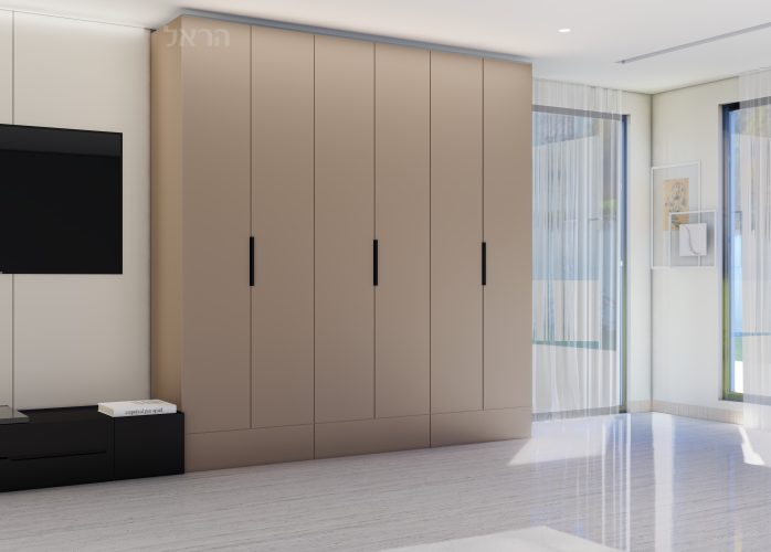 ארון בגדים יוקרתי ניו יורק | 6 דלתות עם מגירות תחתונות 240 ס