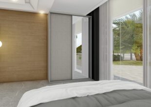 מבצע!! - ארון הזזה דגם רותם מראה 160X240