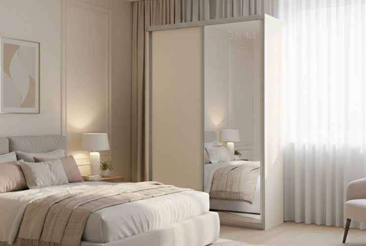 מבצע!! - ארון הזזה דגם רותם מראה 160X240