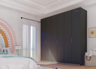 ארון ילדים בדגם גיל | 6 דלתות ברוחב 240 ס