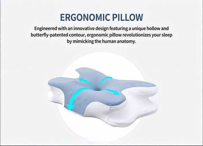 כרית Nest Butterfly – Orthopedic Memory Foam Pillow
