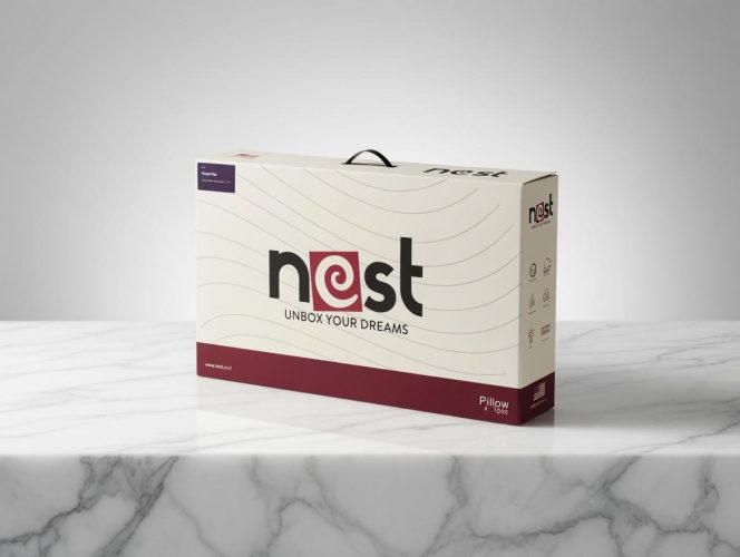 Nest Curve – Memory Foam Wave Pillow כרית
