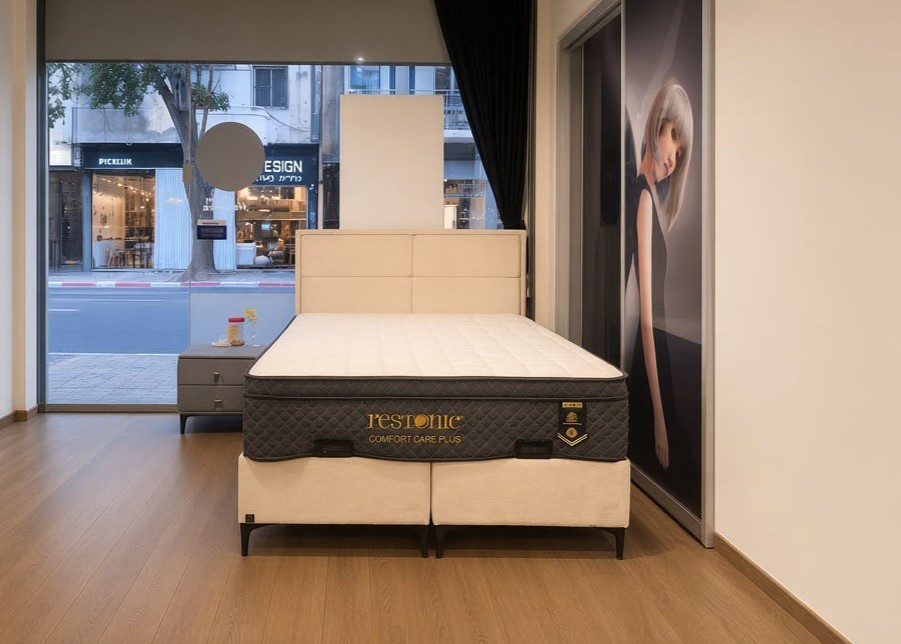 מתצוגה!!!  מזרן 160X200 RESTONIC COMFORT CARE PLUS